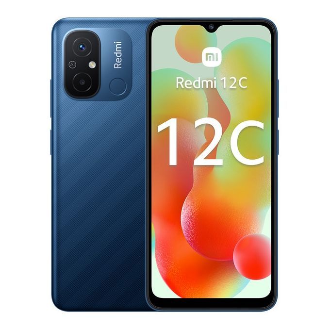 Redmi 12C, 6.53-inch ,4GB RAM, 128GB ROM - BLUE