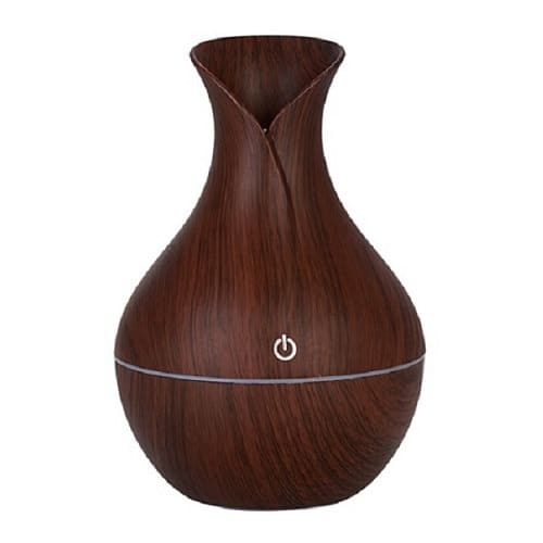 150ml Ultrasonic Aroma Essential Oil Humidifier - Dark Wood