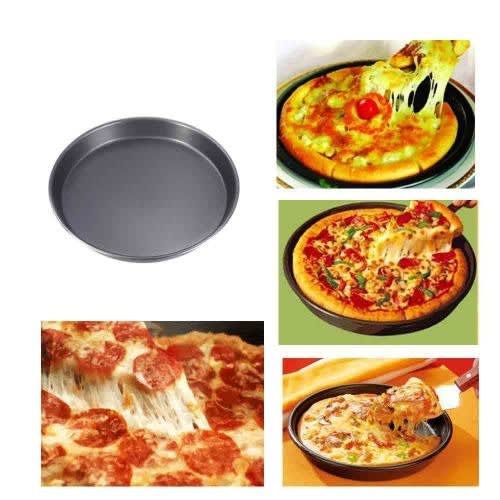 Carbon Steel Non Stick Pizza Pan Pizza Baking Pan Set Of 3