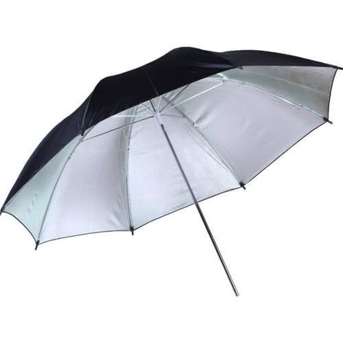 Photo Studio BlackSilver Reflective Lighting Umbrella For Photography