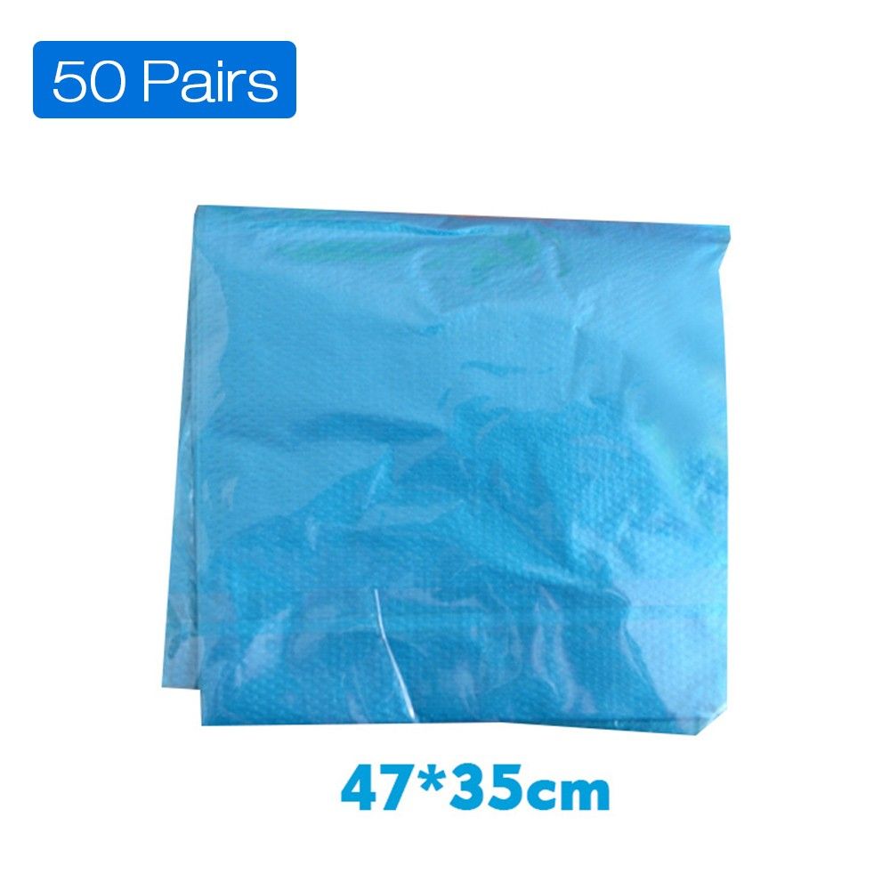 50 Pairs Disposable Shoe Covers Waterproof, Dustproof, And