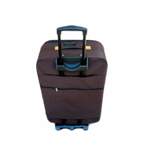 Big And Small Size Compact Trolly Luggage Traveling Box - Brown