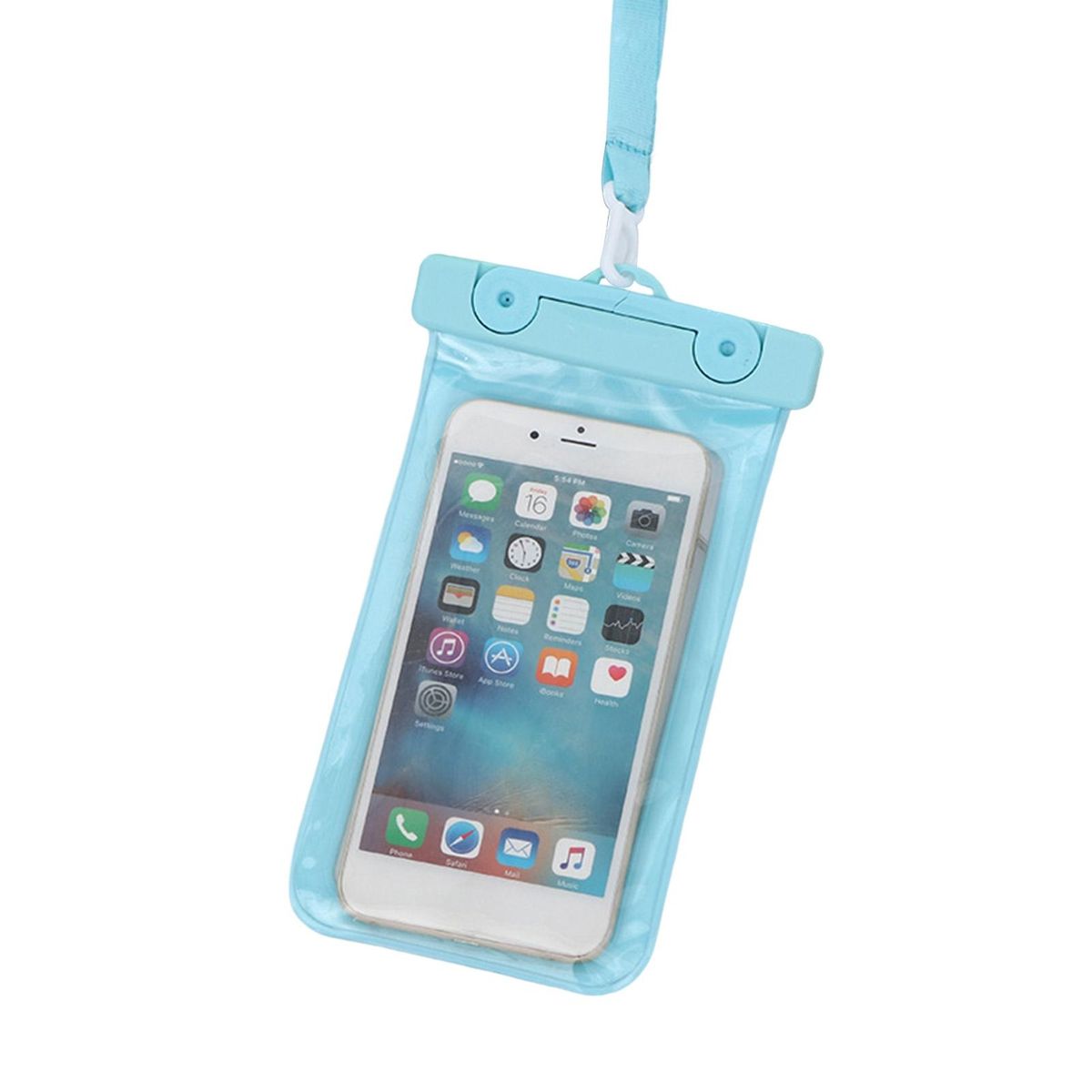 Phone Waterproof Case Water Resistant Phone Waterproof Bag Blue