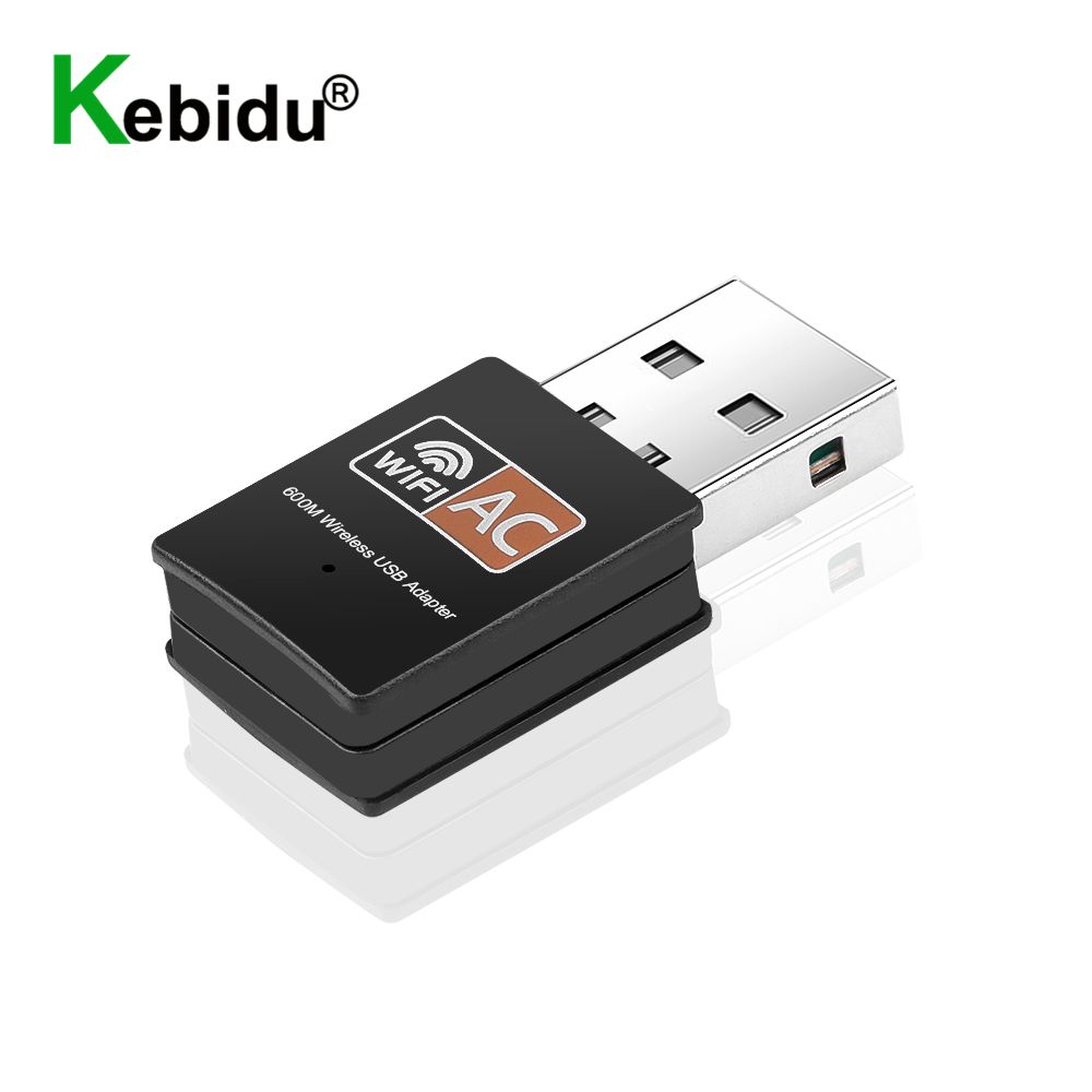 Kebidu Dual Band 2.4Ghz + 5Ghz USB Wifi Adapter 600Mbps