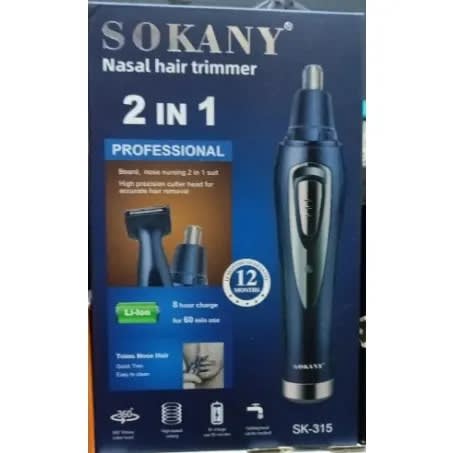 Sokany Sk-315 Nasal Hair Trimmer 2 In 1