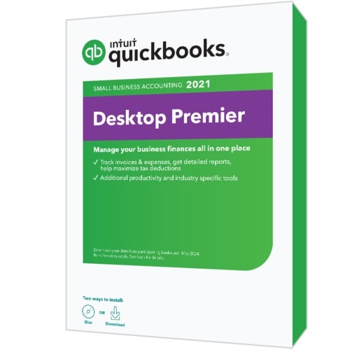 Quickbooks Desktop Premier - 2021 Software - 3 Users