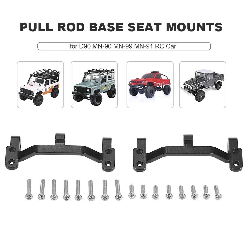 Aluminum Alloy Pull Rod Base Seat Mounts for D90 MN-90 MN-99 MN-91 FJ-45 RC Car 1/12 Rock Crawler Upgrade Parts