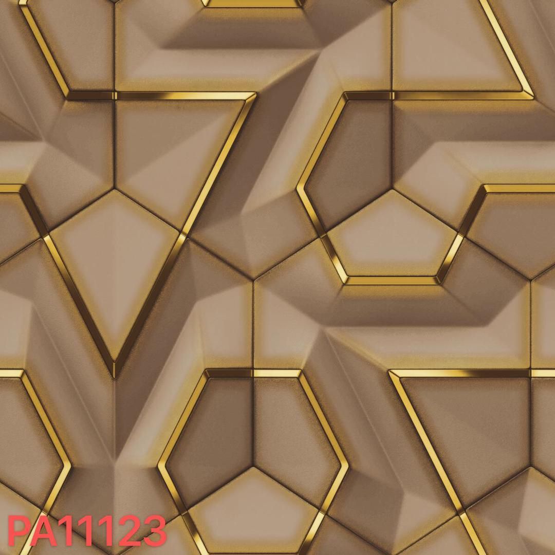 3D Luxury Gold Design Wallpaper - 5.3 SQM