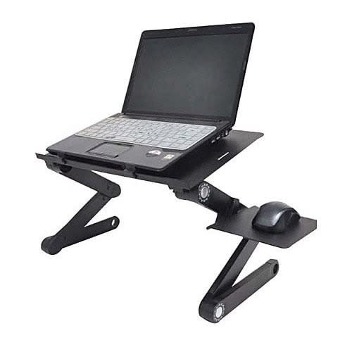 Multipurpose Adjustable Folding Laptop Desk With Cooling Fans