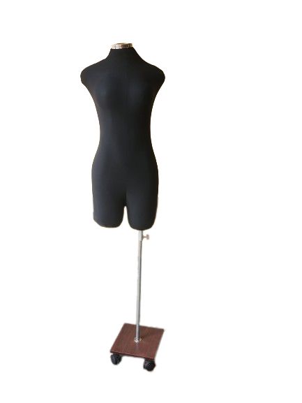 3/4 Padded Female Dressform Mannequin With Tyre Stand