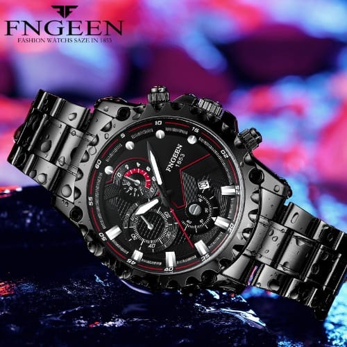 Men Quartz Movement Watch Chain Wristwatch