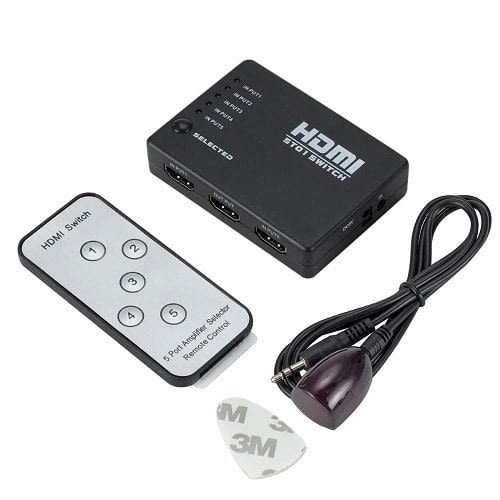 Automatic Hdmi Switcher & Selector With Remote 5 Ports
