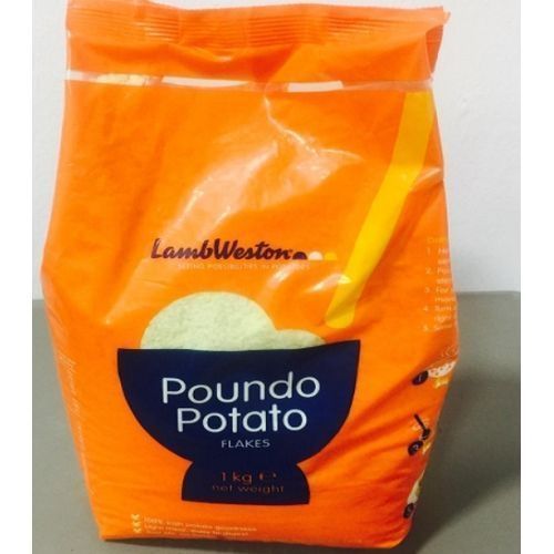 Poundo Potato Flakes 1KgX10pcs 1carton