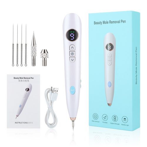 Skin Tag Remover Warts Eliminator Lcd Plasma Pen  Electric Laser Tattoo Removal Kit