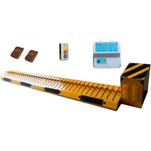 Automatic Tyre Killer & Traffic Safety Barrier Spikes System - 4 Metre -Yellow And Black