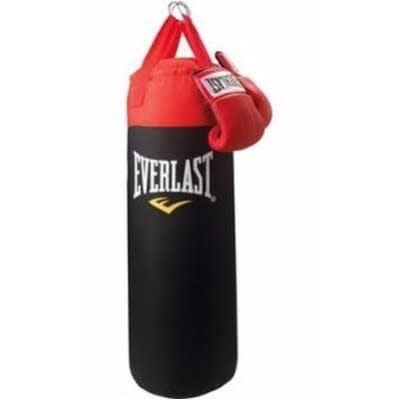 Everlast Giant-size Punching Bag - 4ft - 40kg + Boxing Gloves