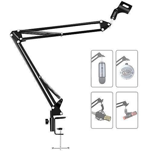 Professional Studio Condenser Microphone Suspension Boom Scissor Mic Arm Stand