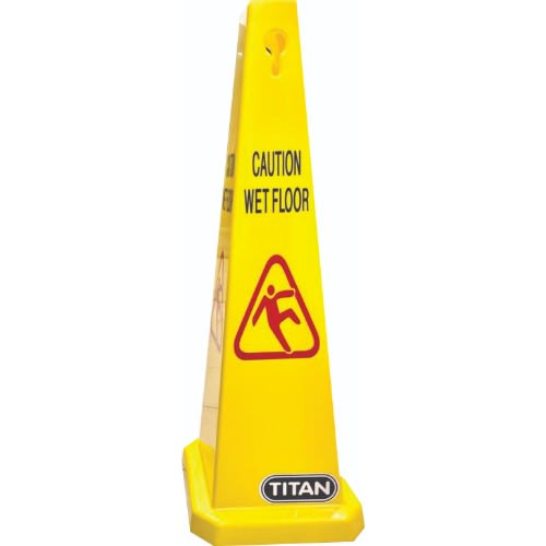 Caution Sign Cleaning In Progress Cone