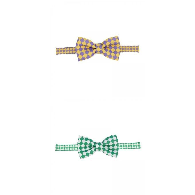 Plaid Pattern Bowknot Neck Strap Adorable