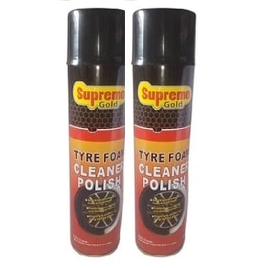Supreme Gold Car Tyre Polish - 650ml X 2 Pcs