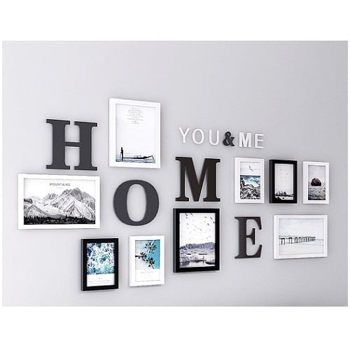 Home - You & Me Photo Frame Set Wall Collage - 75x152cm