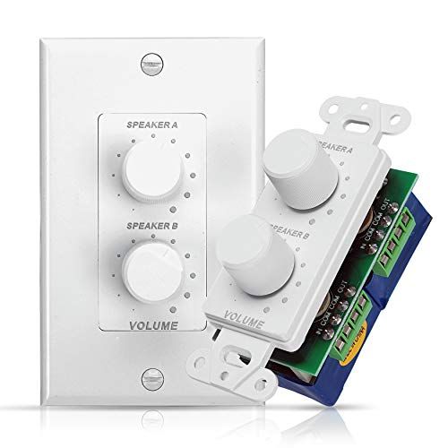 In Wall Speaker Volume Control  Home Audio Smart 2Channel AB