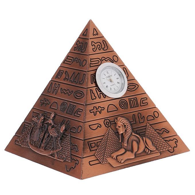 Egyptian Pyramid Piggy Bank Collectibles Wedding Favors Kids Copper