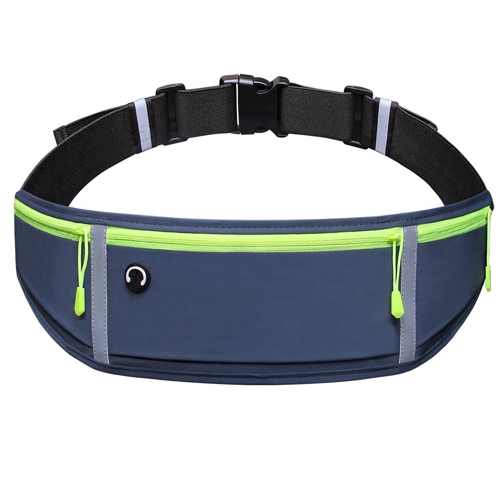 Outdoor Waterproof Belt Bag Sports Riding Mobile Phone Waist Bag, Size:7 Inch(Grey)