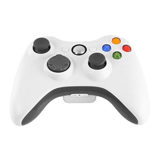 Wireless Shock Game Controller For Microsoft XBox 360 XBox360 White
