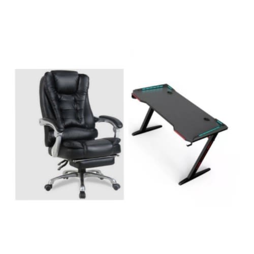 Manager or executive Office Table With LED Lights And Massage Chair