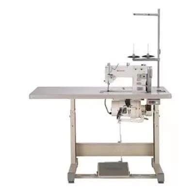Industrial Straight Sewing Machine With Table And Clutch Motor