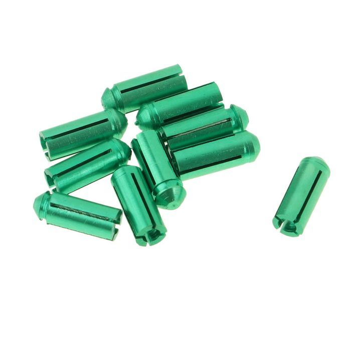 10pcs Aluminium   Protectors Savers Dart Accessory Universal Green