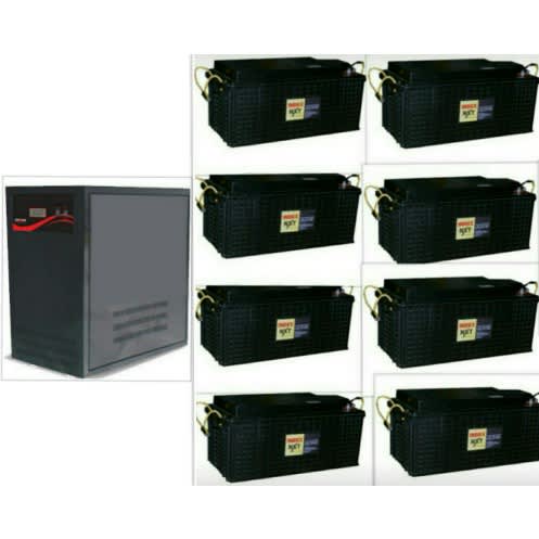 5kva INVERTER with 8 super  rigged INDEX batteries installation