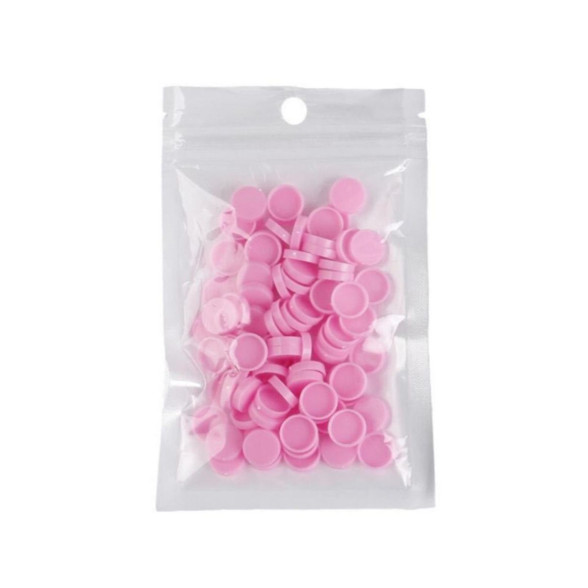 100PCS/Pack Grafting Eyelash Delay Cup Eye Lashes Glue Holder Tattoo Ink Cup Blossom Eyelash Extension Adhesive Stand Cup Ring