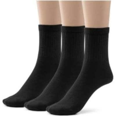 Girls And Boys Socks - Black - Set Of 6