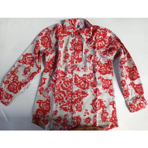 Red Baby Boy Lovely Tailored Shirt -