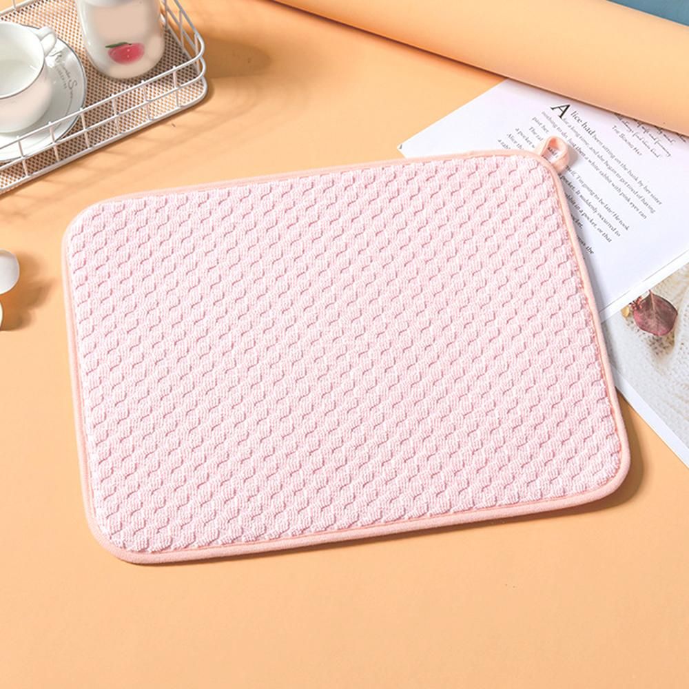 Microfiber Dish Drying Mat Super Absorbent Quick Dry Kitchen