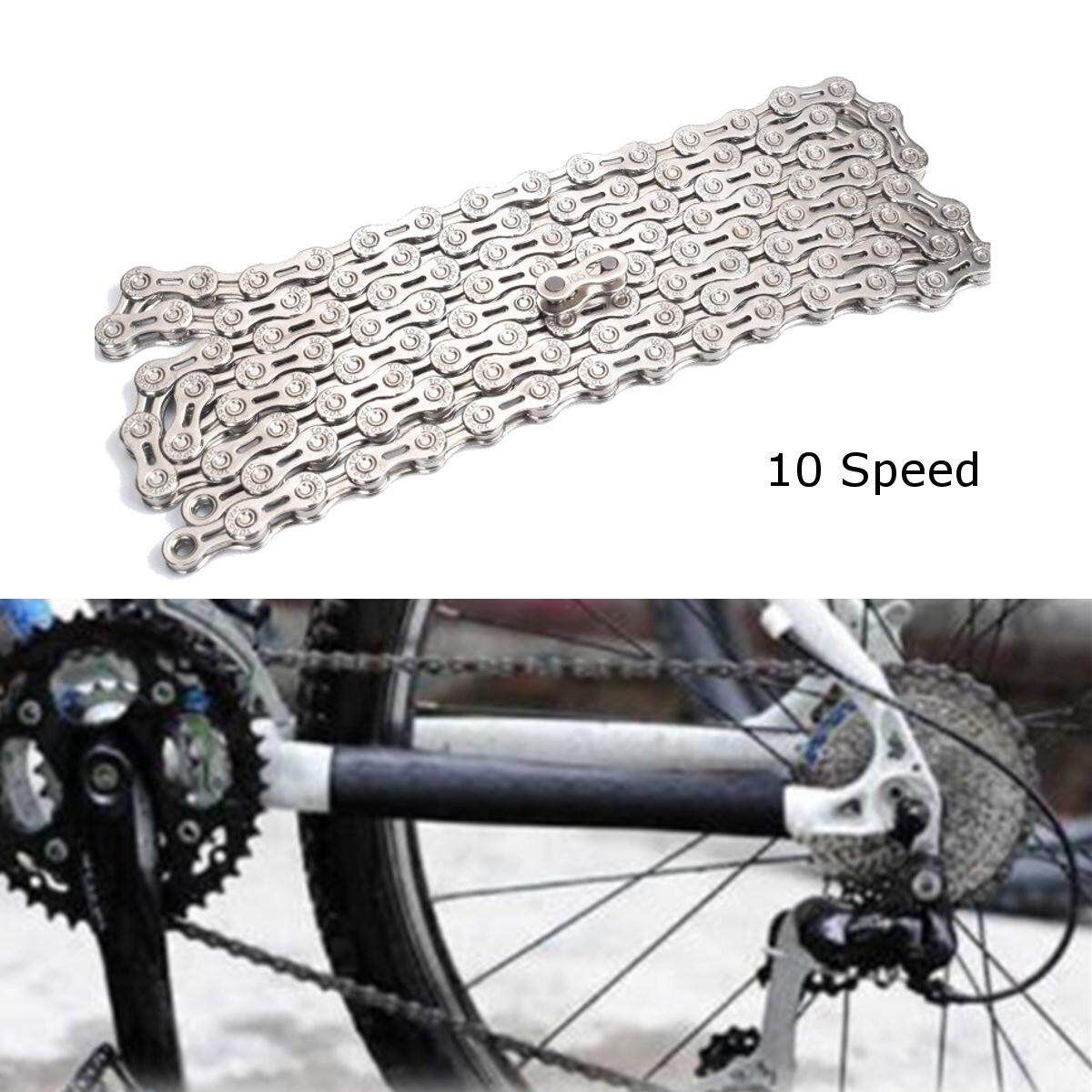 10 Speed 116L W/ Magic Buckle MTB Mountain Bike Hollow Super Light Bicycle Chain