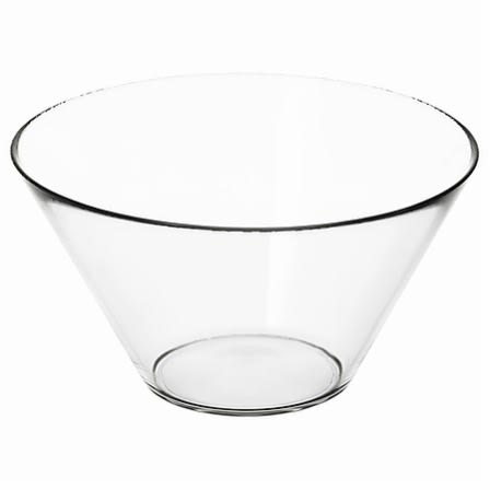 Trygg Serving Bowl 28 Cm, Clear Glass
