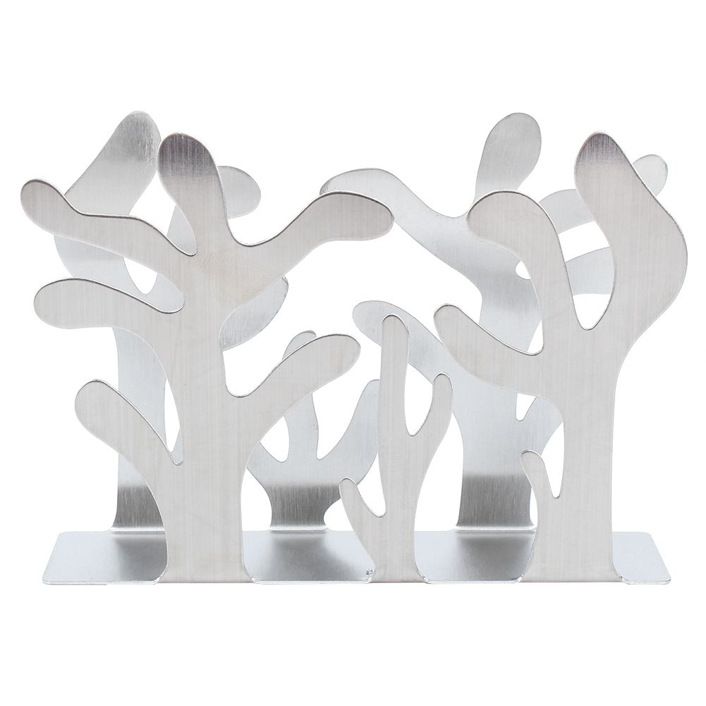 Stainless Steel Plants Shape Tissue Holder Dispenser Napkin