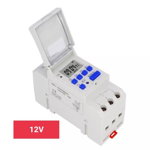 Digital Timer Switch Relay Programmable Dc 12v 16a