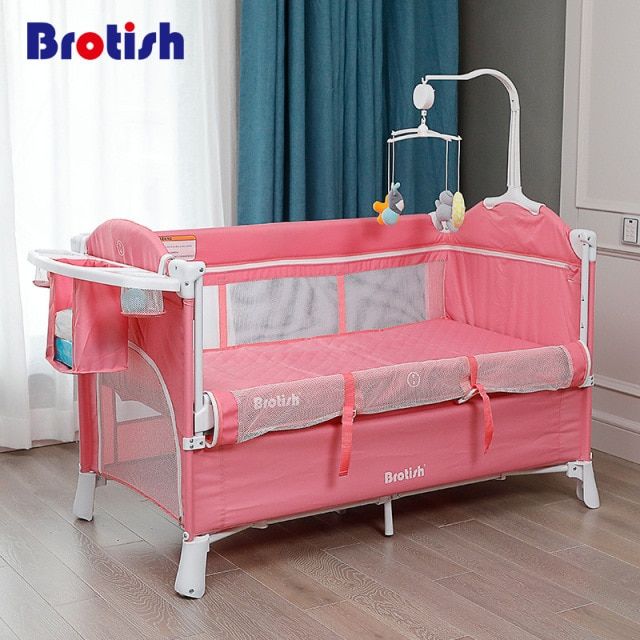 Large Capacity Portable Folding Crib Mother