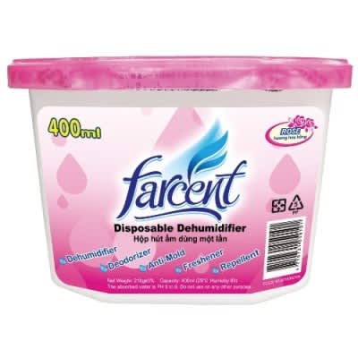 Disposable Farcent Dehumidifier/deodorizer -400ml X 3pcs