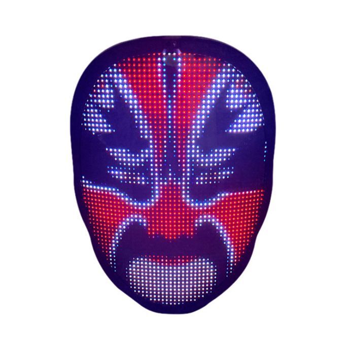 Halloween Scary Mask LED Christmas Mask Cosplay LED Costume