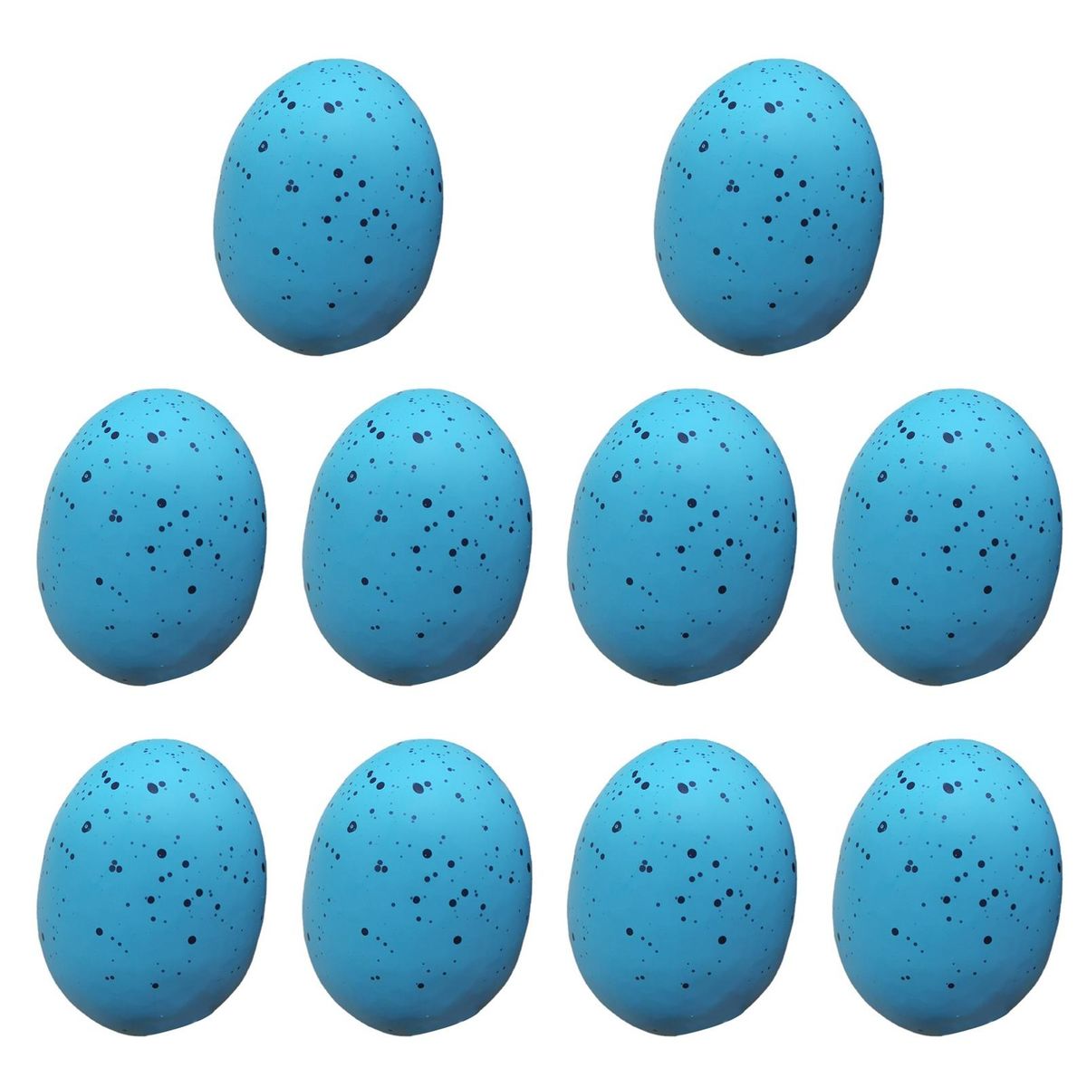 10Pcs Egg Craft Easter Artificial Egg Decoration Blue