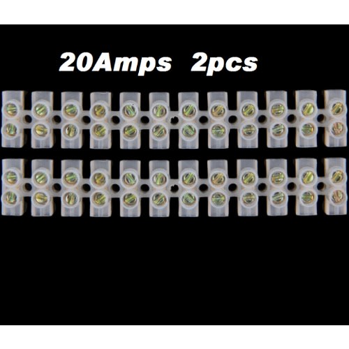 12-position Block Terminal Connector 20amps