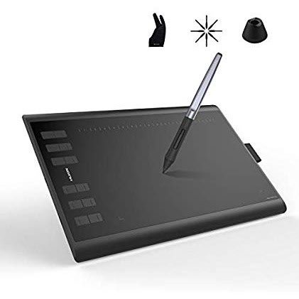 Inspiroy H1060p Graphics Drawing Tablet With Tilt Response Battery-free Stylus And 8192 Pe