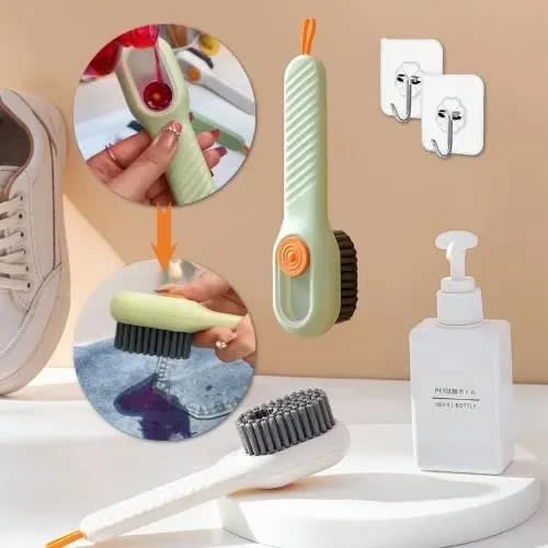 Multi Functional Soft - Bristled Liquid Shoe Brush