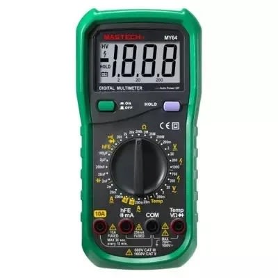 Mastech My64 Digital Multimeter Ac/dc Voltage Current Hz Frequency Temperature Tester