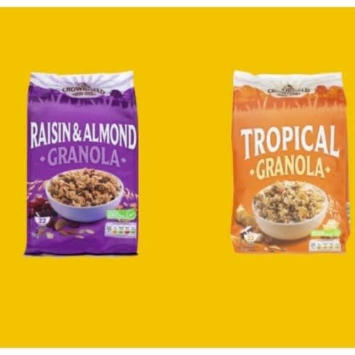 Tropical Granola And Raisin Almond Granola Oatmeal Flakes -1kg X2pcs